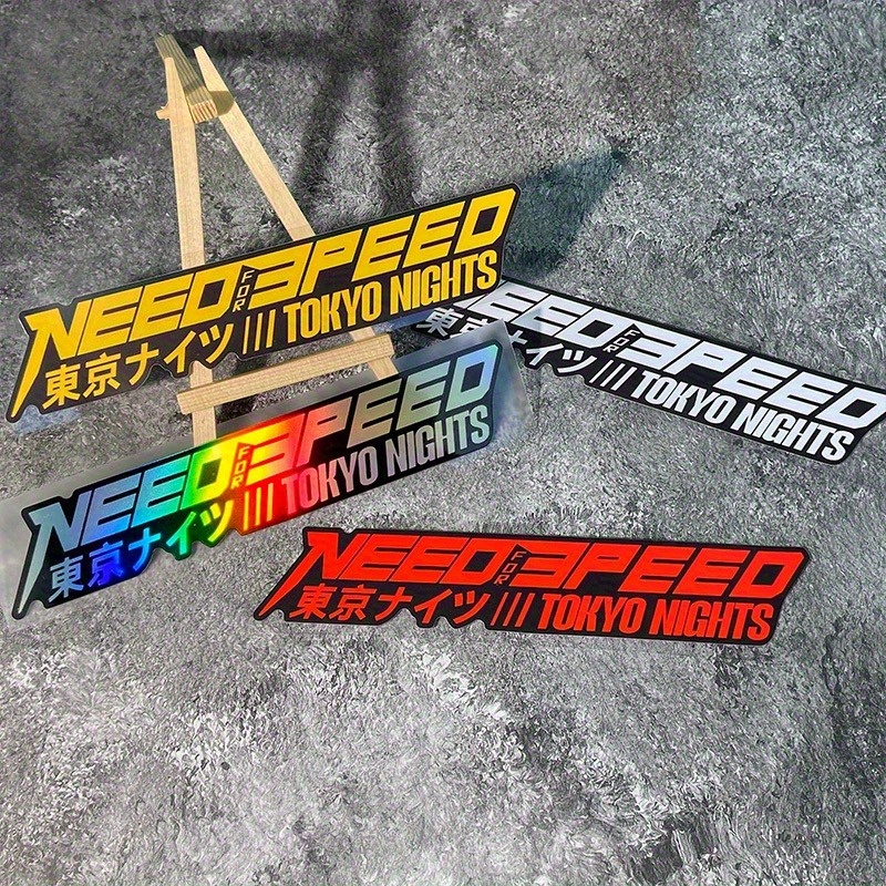 1PC Bold Tokyo Nights Racing M - Car Accessories In Tokyo recension och pris