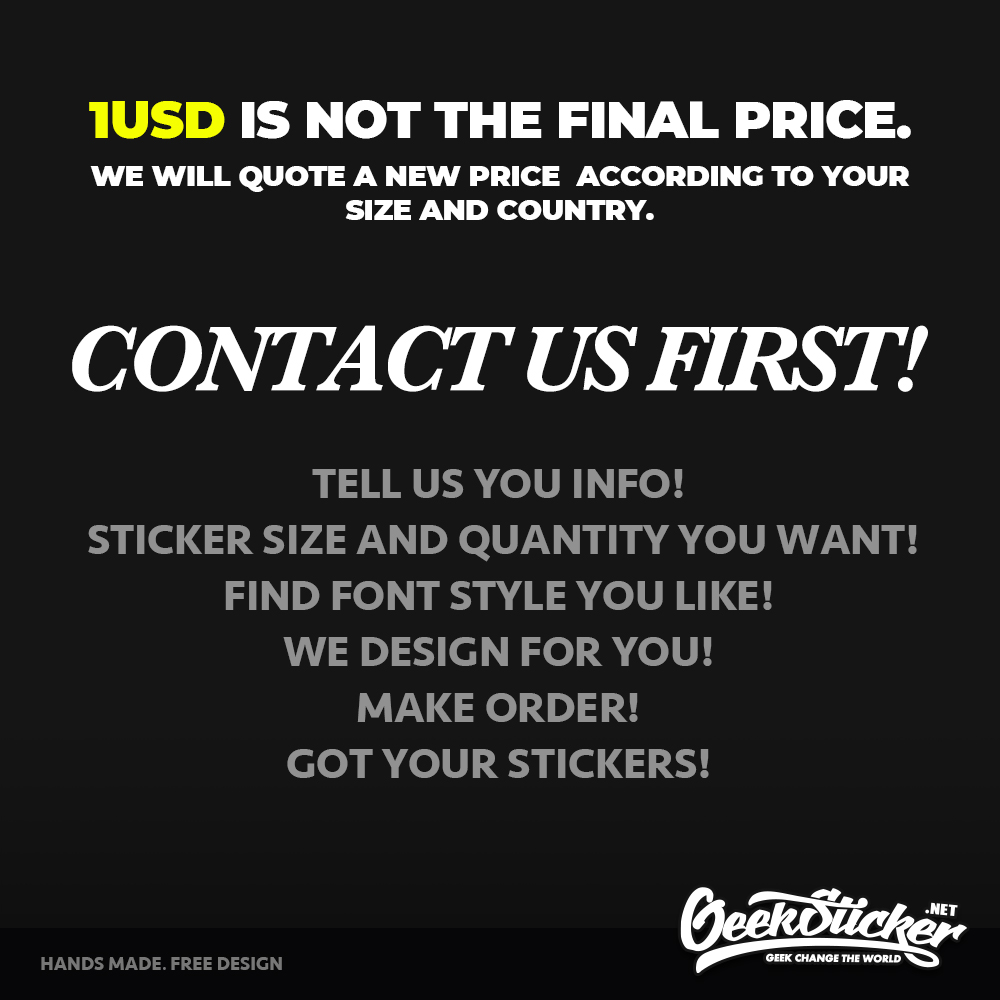 Custom Bussiness Name Sticker  - Car Accessories Name recension och pris
