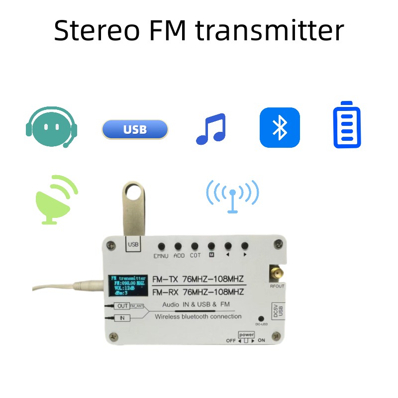 FM stereo transmitter FM trans - Fm Transmitter recension och pris